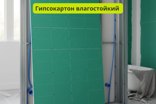 Влагостойкий гипсокартон фото